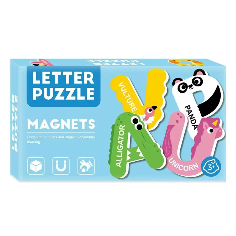 Magnetic Cognitive Learning and Vocabulary Building Puzzles Set