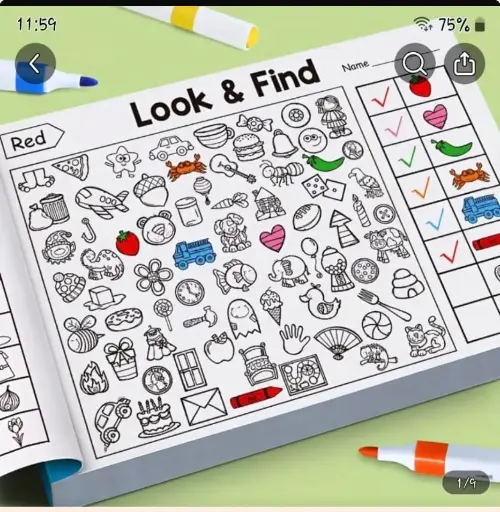 [PO-P193] Look and Find Colouring Book