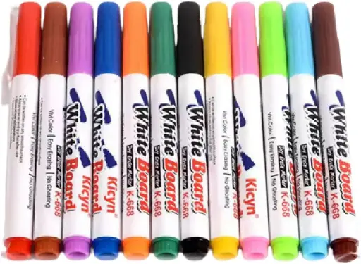 [PO-P219] White Board Color Markers (12pcs)